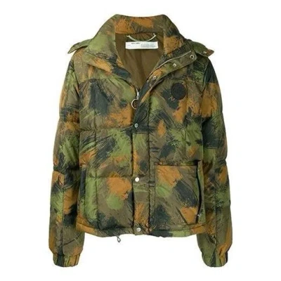 OFF-WHITE OFF-WHITE CAMOUFLAGE PADDED JACKET 'GREEN'