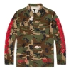 Off-white Camouflage Ribbon Jacket Shirt Men's Camouflage In Green