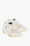 Off-white Canvas Out Of Office Sneakers With Leather Details In White