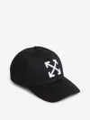 Off-white Embroidered-logo Baseball Cap In Black