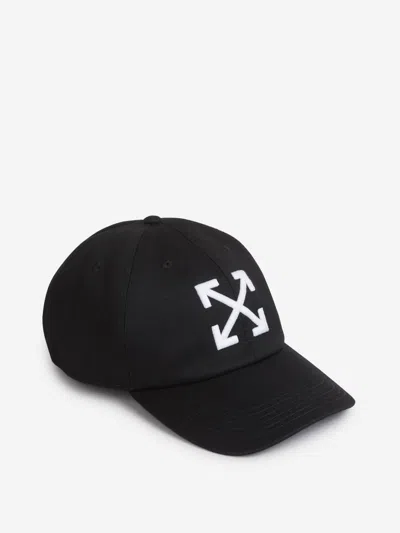 Off-white Cap With Logo In Black