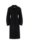 Off-white Off White Women Cappotto In Blackblack