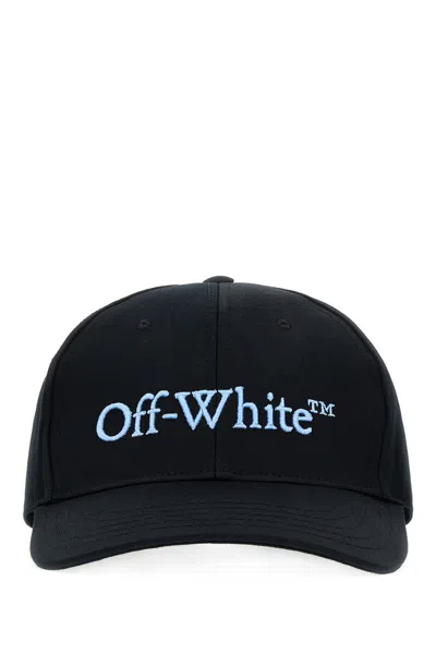 Off-white Caps In Black