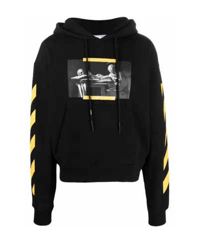 OFF-WHITE OFF-WHITE CARAV PAINTING DIAG HOODIE