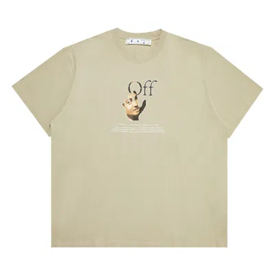 Pre-owned Off-white Carav Hand Short-sleeve Over Tee 'abbey Stone' | Grey | Men's Size Xxs In Gray