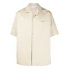 Off-white Caravag Arrow Holiday Shirt 'sand Beige' In Neutral