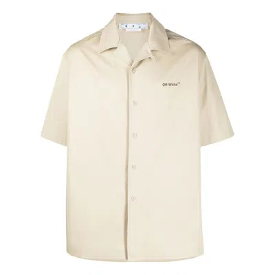 Off-white Caravag Arrow Holiday Shirt 'sand Beige'