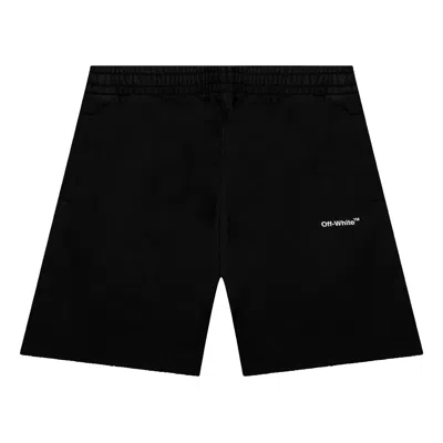 Pre-owned Off-white Caravag Arrow Sweatshort 'black'