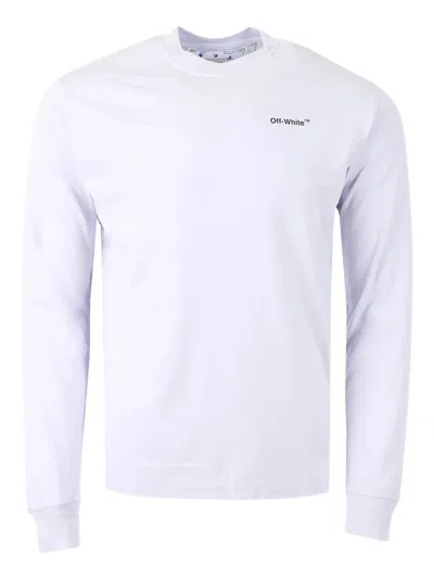 Off-white Caravaggio Arrow Long-sleeves T-shirt In White