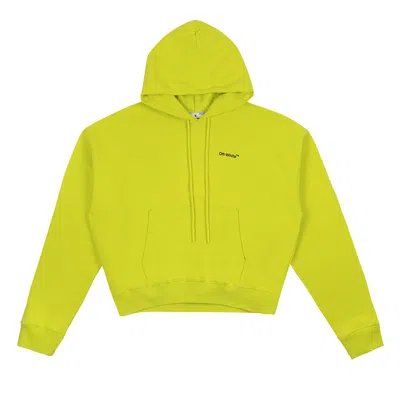 Pre-owned Off-white Caravaggio Arrows Hoodie 'lime/black' | Green | Men's Size L