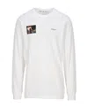 Off-white Caravaggio Arrows Long-sleeved T-shirt In White