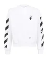 Off-white Caravaggio Arrows Printed Sweatshirt In White