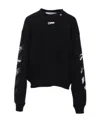 Off-white Caravaggio Arrows Sweatshirt In Black