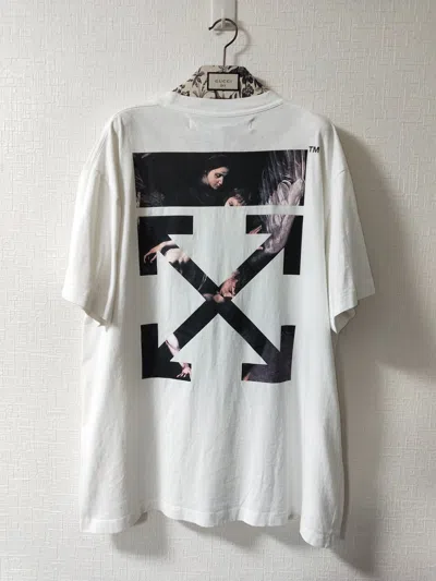 Pre-owned Off-white Caravaggio Arrows Tee In White