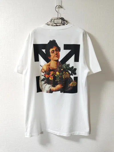 Pre-owned Off-white Caravaggio Boy Tee In White
