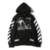 Off-white Caravaggio Hooded Sweatshirt Black