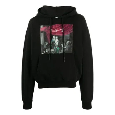 OFF-WHITE OFF-WHITE CARAVAGGIO PAINT OVER TEE 'BLACK'