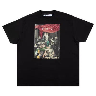 Pre-owned Off-white Caravaggio Painting Arrows Short-sleeve T-shirt 'black'