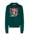 Off-white Fw20 Caravaggio Loose Hooded Pullover Men Green