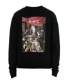 Off-white Caravaggio Painting Long-sleeve Sweatshirt In Black