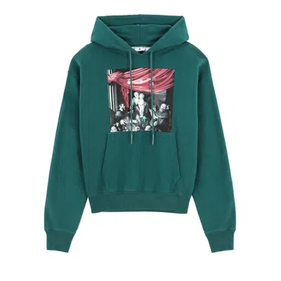 Pre-owned Off-white Caravaggio Painting Over Hood 'dark Green'