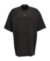 Off-white Caravaggio Painting-print Cotton T-shirt In Black