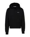 Off-white Blackwhite Windy Arrow Skate Hoodie In Black