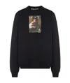 Off-white Caravaggio-print Sweatshirt In Black