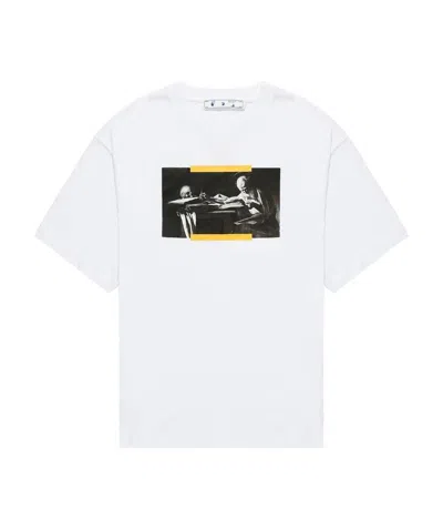 Off-white Caravaggio-print T-shirt In White