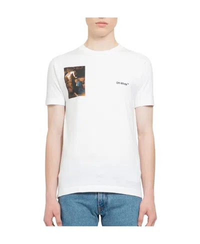 Off-white Caravaggio-print T-shirt In White