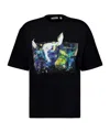 Off-white Reve Caravaggio Graphic T-shirt In Metallic