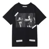 Off-white Caravaggio T-shirt 'black White' In Black