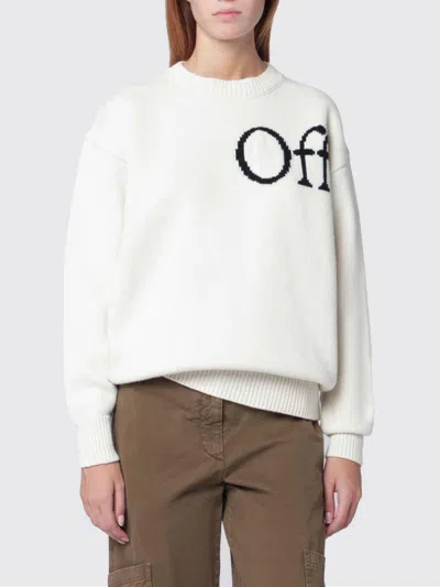 OFF-WHITE SWEATER OFF-WHITE WOMAN COLOR WHITE,H47372001