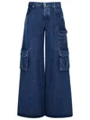 Off-white Belt-loop Jeans In Blue