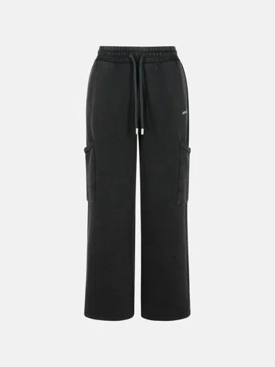 Off-white Cargo Book' Black Cotton Pants
