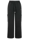 Off-white Off White Cargo Book' Black Cotton Pants
