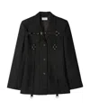 Off-white Off White Cargo Jacket With Straps In Black