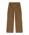 Off-white Garment Dyed Cargo Trousers In Brown