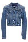 Off-white Cropped Denim Jacket