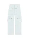 Off-white Cargo Denim Pants In Blue