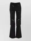 Off-white Black Stretch Polyester Blend Cargo Pant In Black