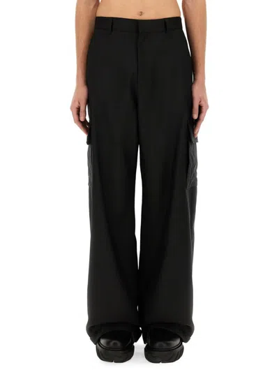 Off-white Off White Cargo Pants In Black