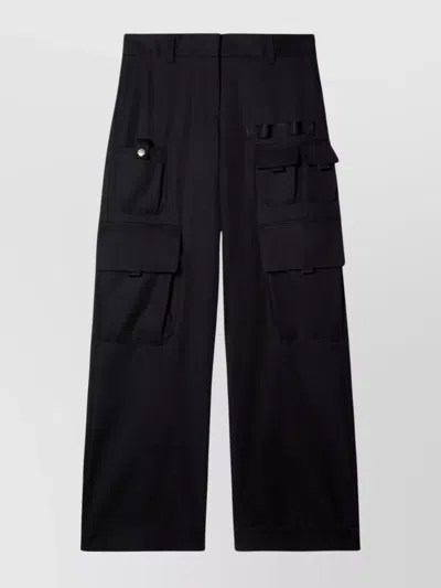 OFF-WHITE CARGO PANTS GROSGRAIN TRIM