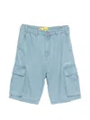 Off-white Cargo-pocket Shorts In Blue