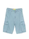 Off-white Cargo-pocket Shorts In Blue