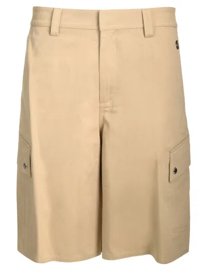 Off-white Cargo Shorts Trousers Beige