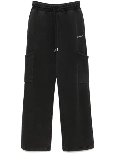 Off-white Cargo Track Trousers In Black