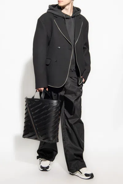 Off-white Cargo Trousers In Black