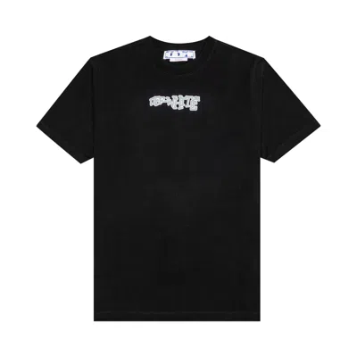 Pre-owned Off-white Carlos Type Over Short-sleeve Tee 'black/white'
