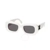 Off-white Carrara Grey Rectangular Unisex Sunglasses Oeri019 0107 50